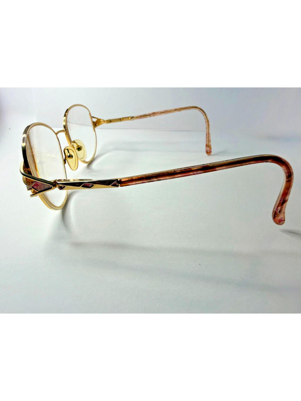 Vintage pair  Reflexions 302 eyeglass frames featuring rose & blue color‎ scheme - Picture 3 of 6